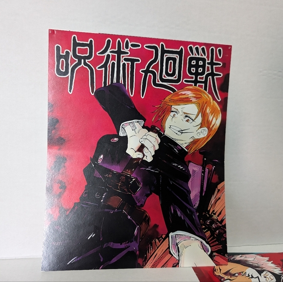 Jujutsu Kaisen Anime Art Print posters x5 - Picture 5 of 9